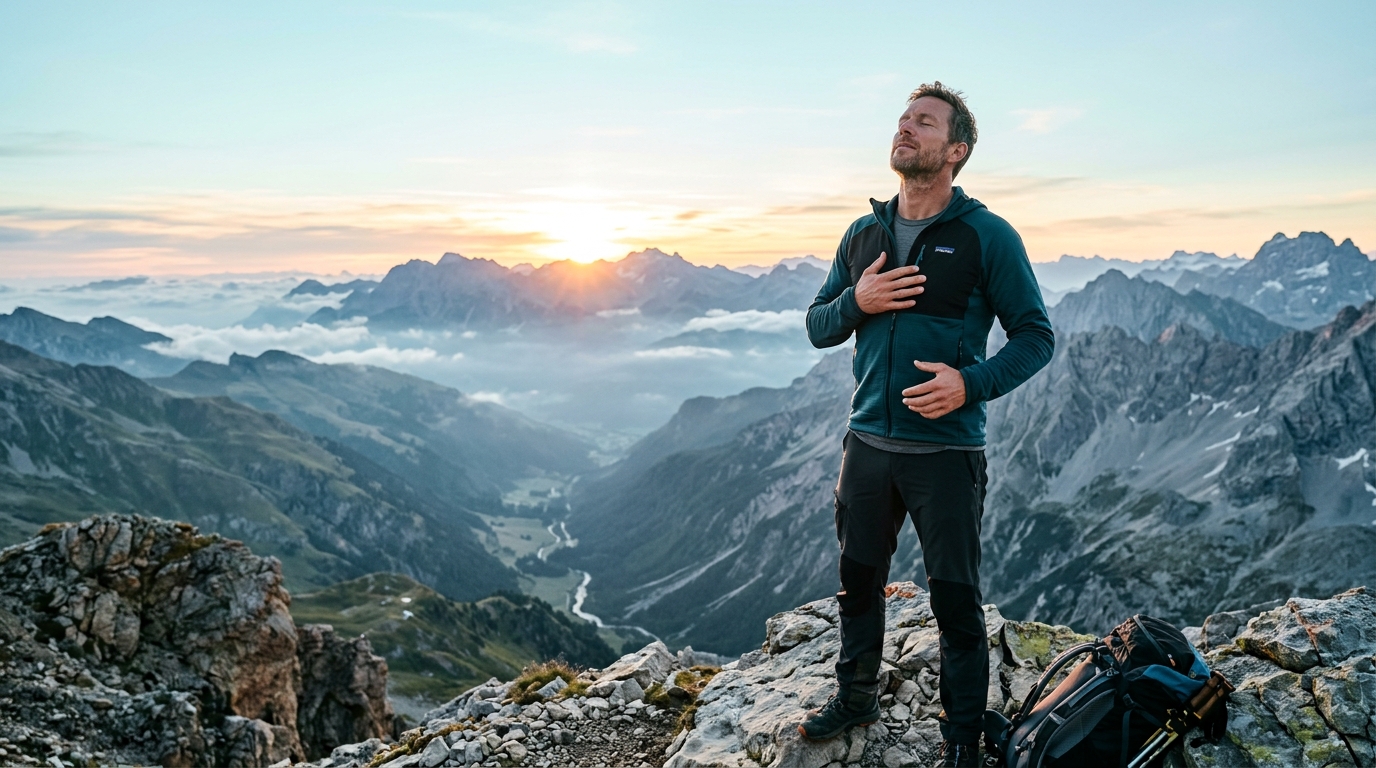 KraftVital Aktiver Mann in der Natur